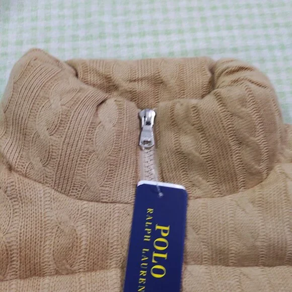 Polo Ralph Lauren Women's Cable-Quilted Wool-Cashmere Jacket - Picture 2 of 11